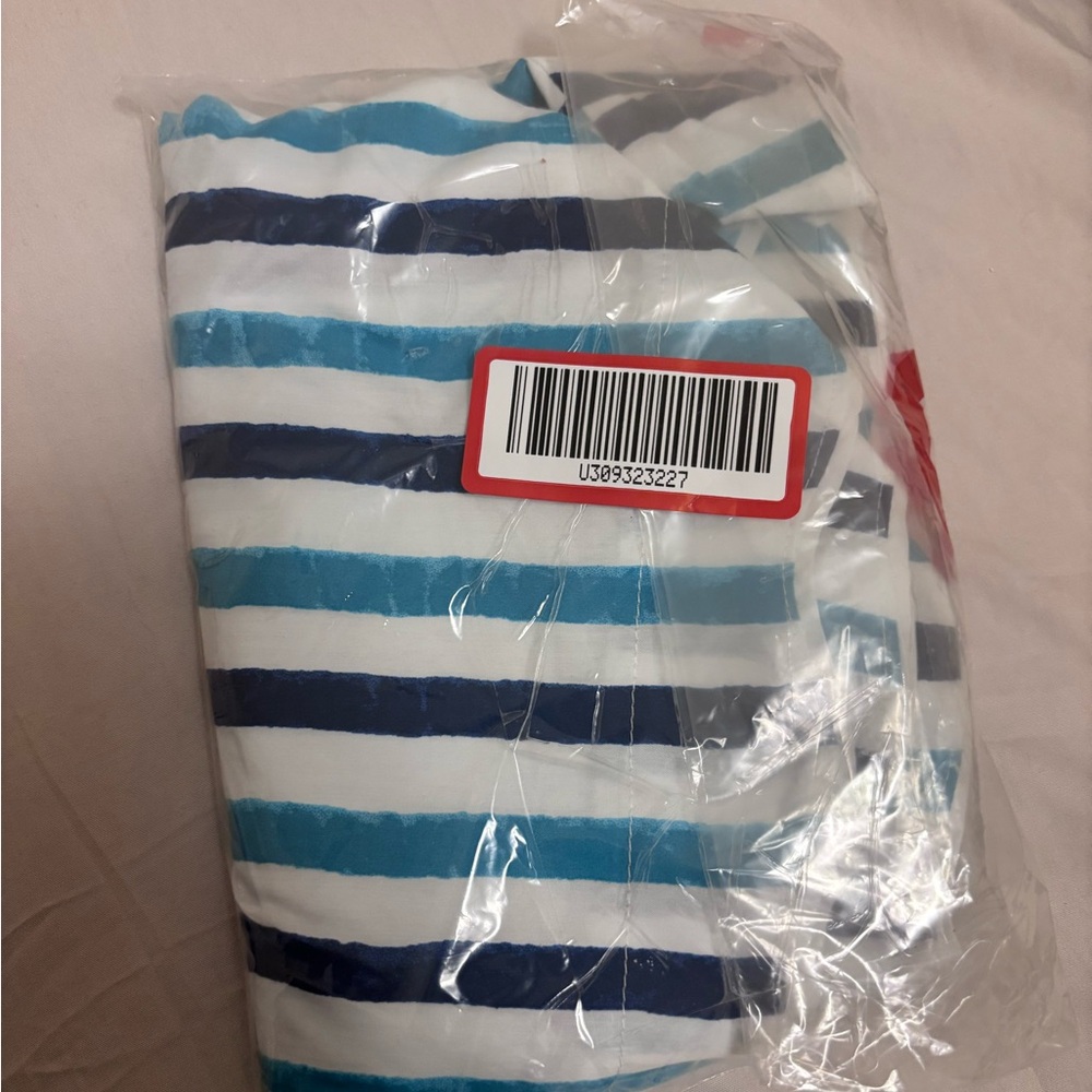 Roller Rabbit x Target Boxer Shorts XXS NWT Blue White Stripe Pajama Lounge - Picture 3 of 4